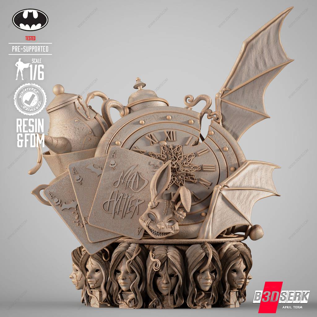 P站图纸印象馆 B3DSERK DC漫画 疯帽匠 B3DSERK DC漫画 疯帽匠