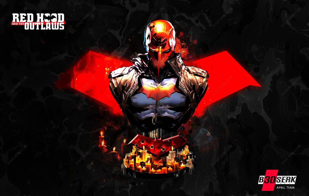 P站图纸印象馆 B3DSERK DC漫画 红头罩 B3DSERK DC漫画 红头罩