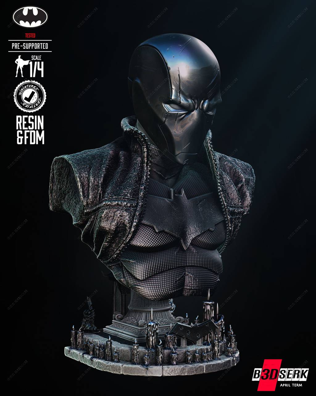 P站图纸印象馆 B3DSERK DC漫画 红头罩 B3DSERK DC漫画 红头罩