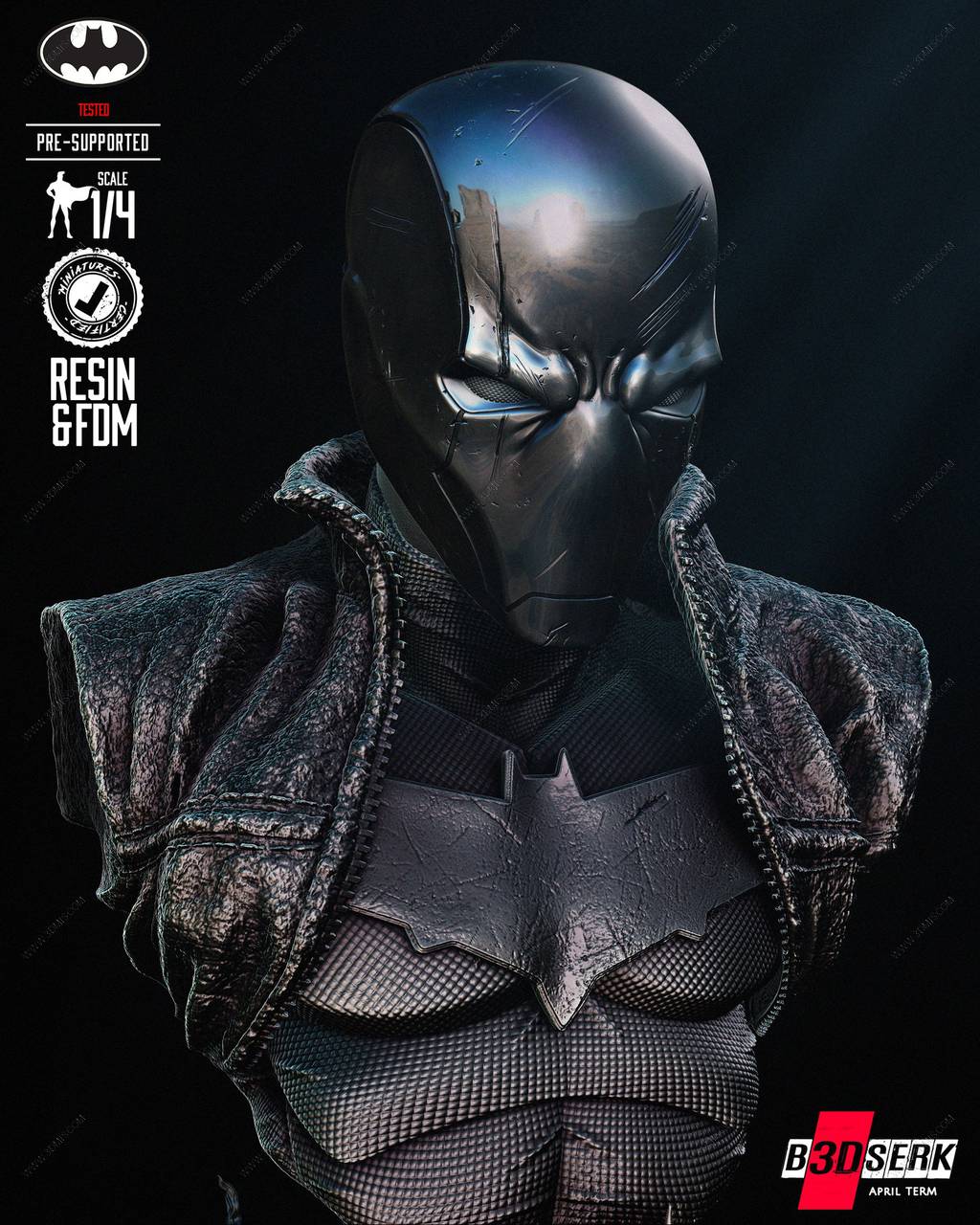 P站图纸印象馆 B3DSERK DC漫画 红头罩 B3DSERK DC漫画 红头罩