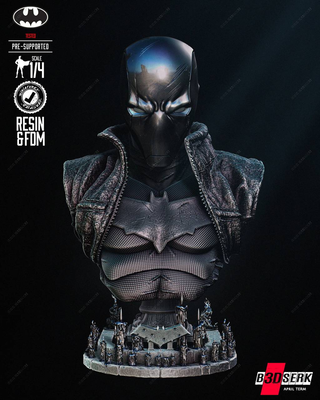 P站图纸印象馆 B3DSERK DC漫画 红头罩 B3DSERK DC漫画 红头罩