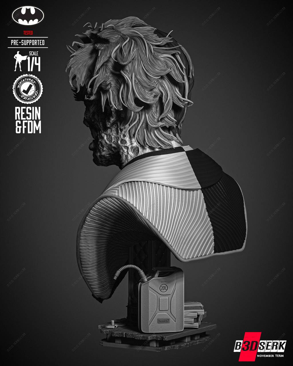 P站图纸印象馆 B3DSERK DC漫画 双面人 B3DSERK DC漫画 双面人