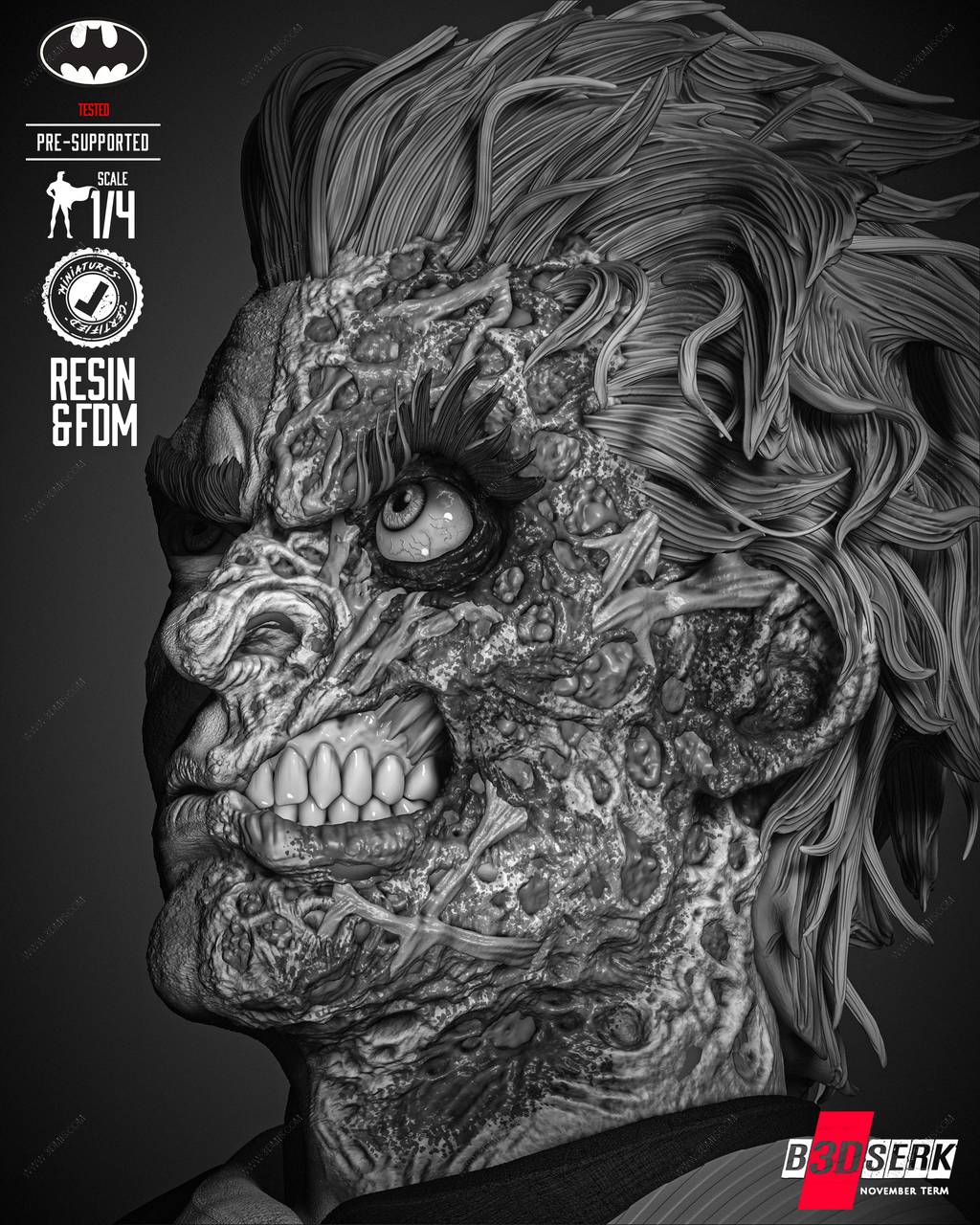 P站图纸印象馆 B3DSERK DC漫画 双面人 B3DSERK DC漫画 双面人