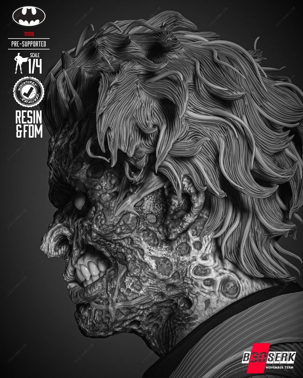 P站图纸印象馆 B3DSERK DC漫画 双面人 B3DSERK DC漫画 双面人