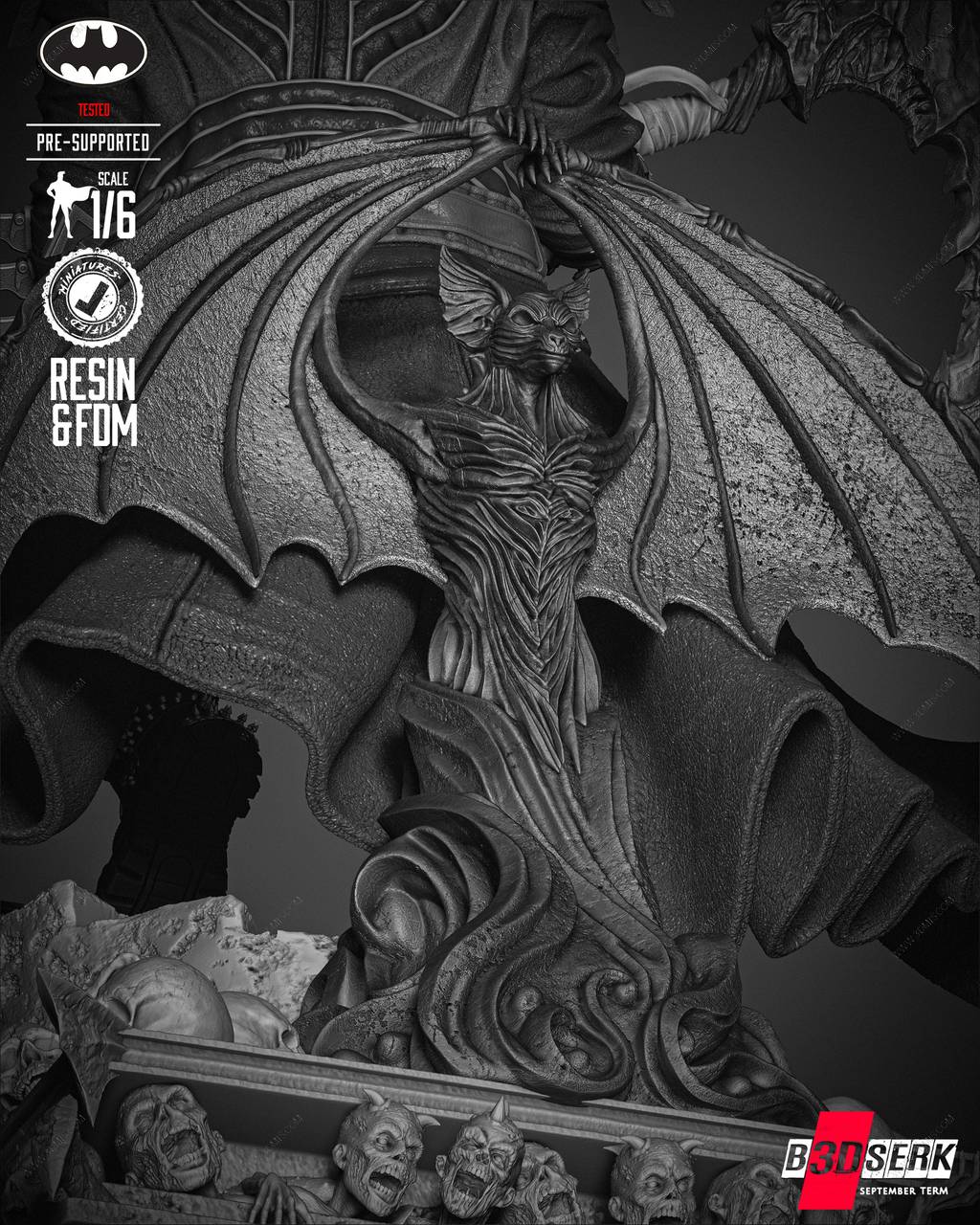 P站图纸印象馆 B3DSERK DC漫画 蝙蝠侠 B3DSERK DC漫画 蝙蝠侠