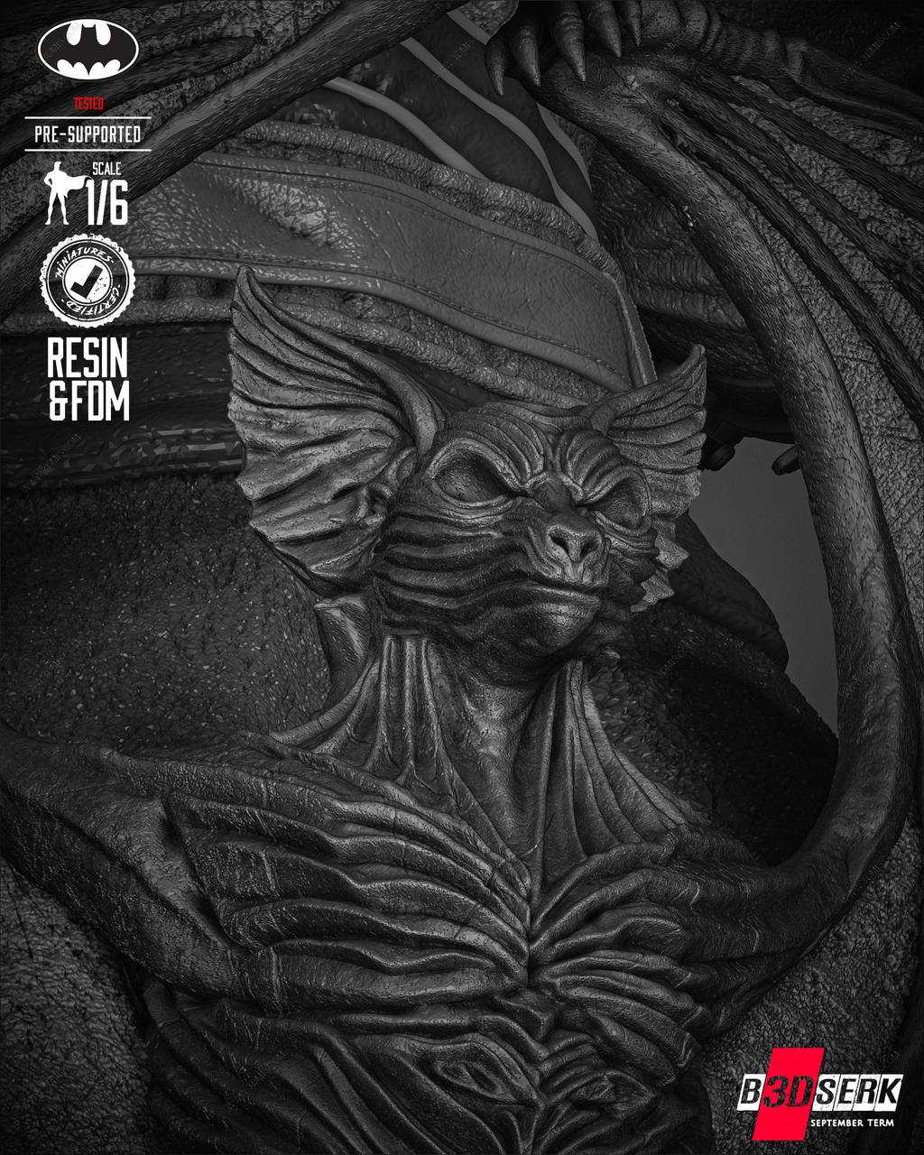 P站图纸印象馆 B3DSERK DC漫画 蝙蝠侠 B3DSERK DC漫画 蝙蝠侠