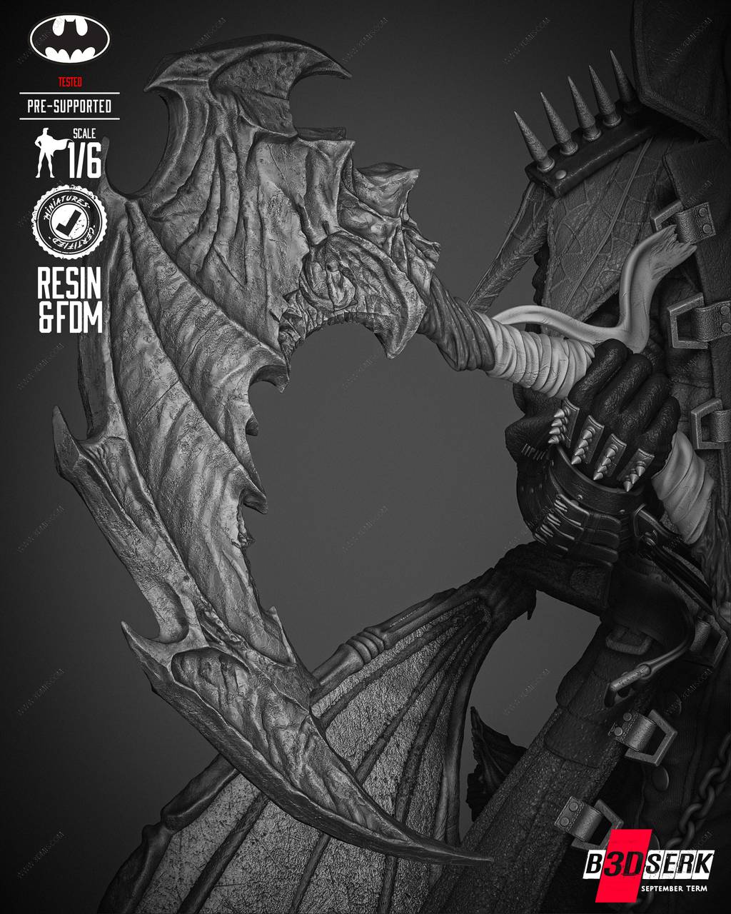 P站图纸印象馆 B3DSERK DC漫画 蝙蝠侠 B3DSERK DC漫画 蝙蝠侠