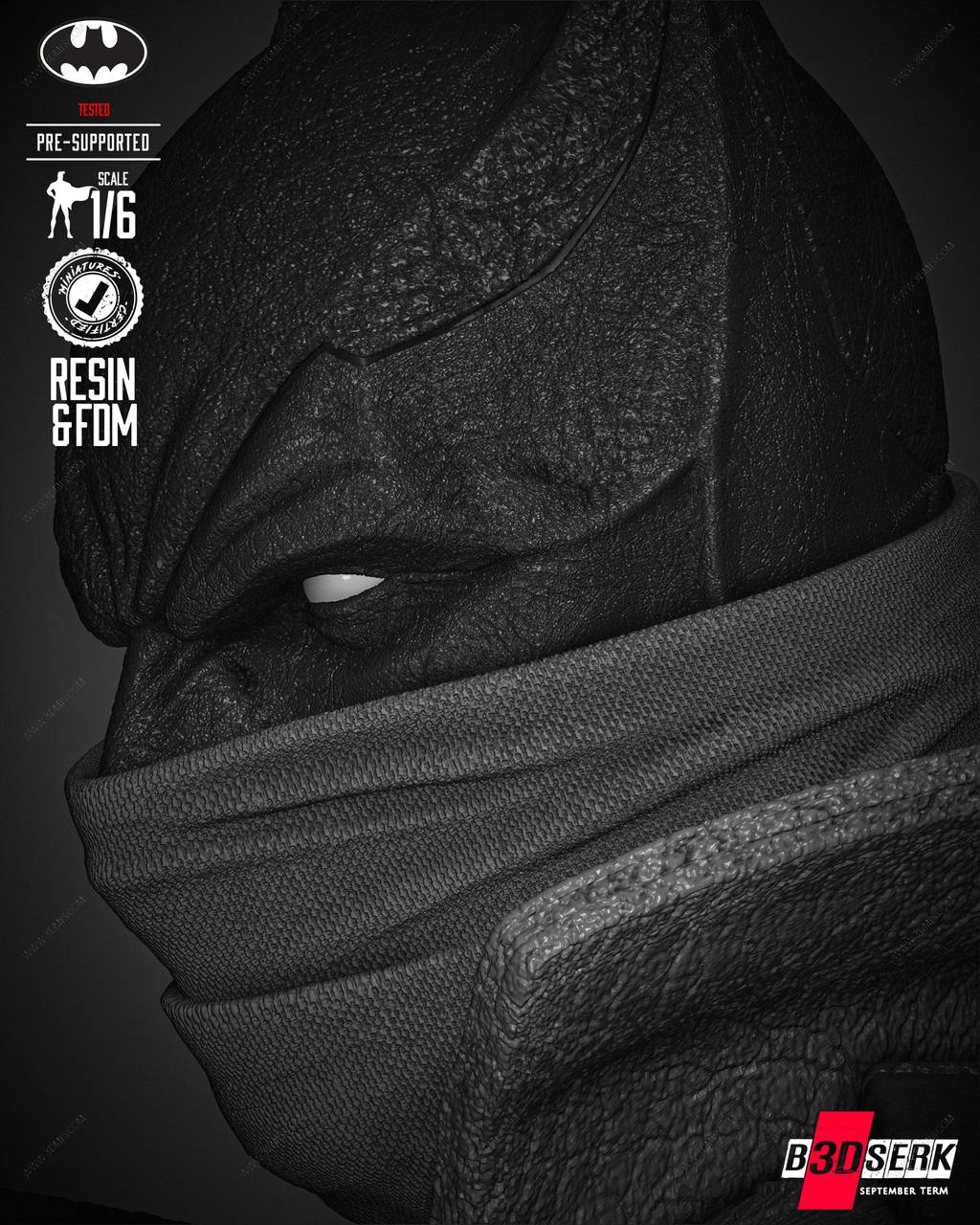 P站图纸印象馆 B3DSERK DC漫画 蝙蝠侠 B3DSERK DC漫画 蝙蝠侠