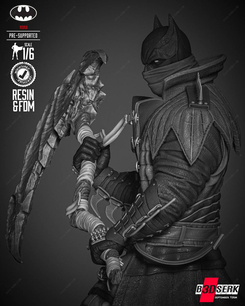 P站图纸印象馆 B3DSERK DC漫画 蝙蝠侠 B3DSERK DC漫画 蝙蝠侠