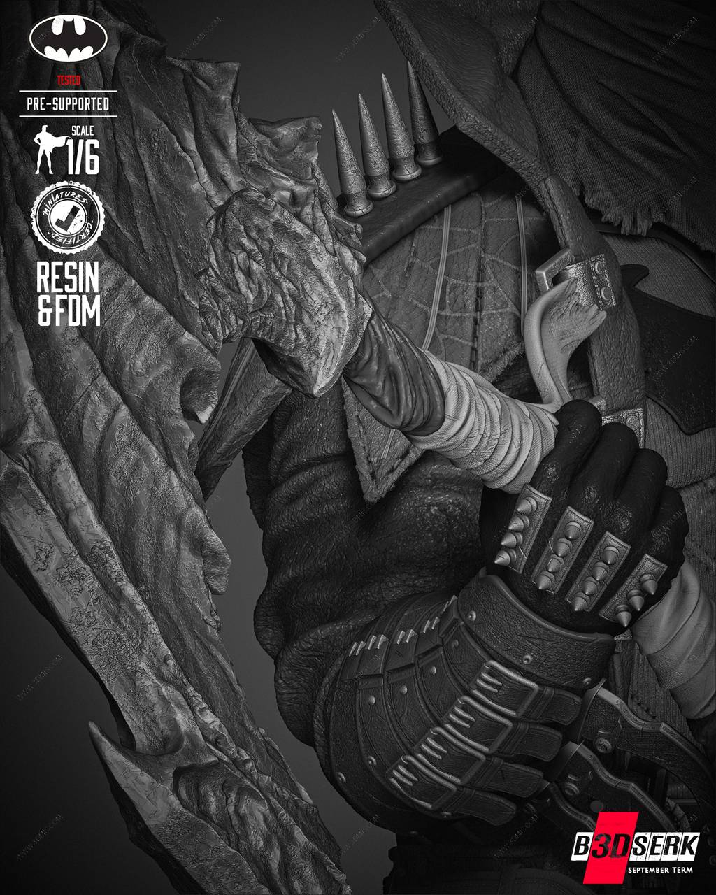 P站图纸印象馆 B3DSERK DC漫画 蝙蝠侠 B3DSERK DC漫画 蝙蝠侠