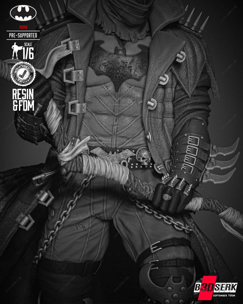 P站图纸印象馆 B3DSERK DC漫画 蝙蝠侠 B3DSERK DC漫画 蝙蝠侠