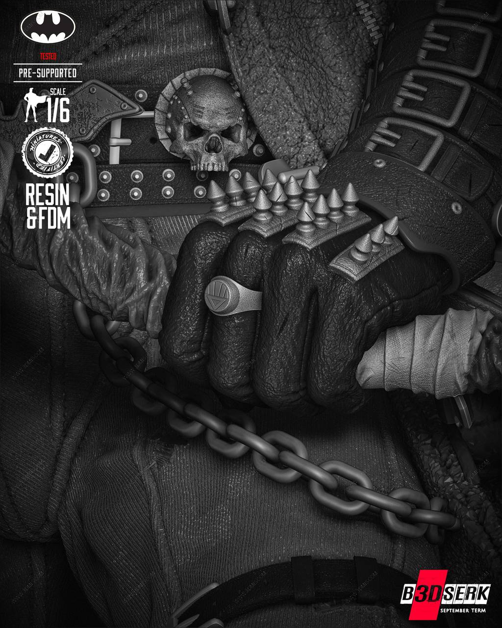 P站图纸印象馆 B3DSERK DC漫画 蝙蝠侠 B3DSERK DC漫画 蝙蝠侠