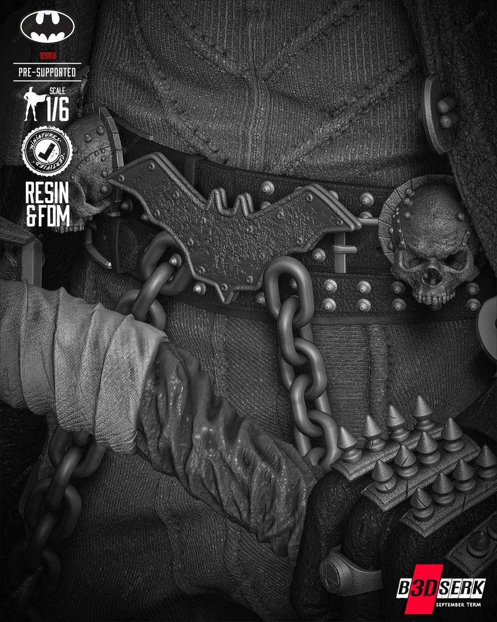 P站图纸印象馆 B3DSERK DC漫画 蝙蝠侠 B3DSERK DC漫画 蝙蝠侠