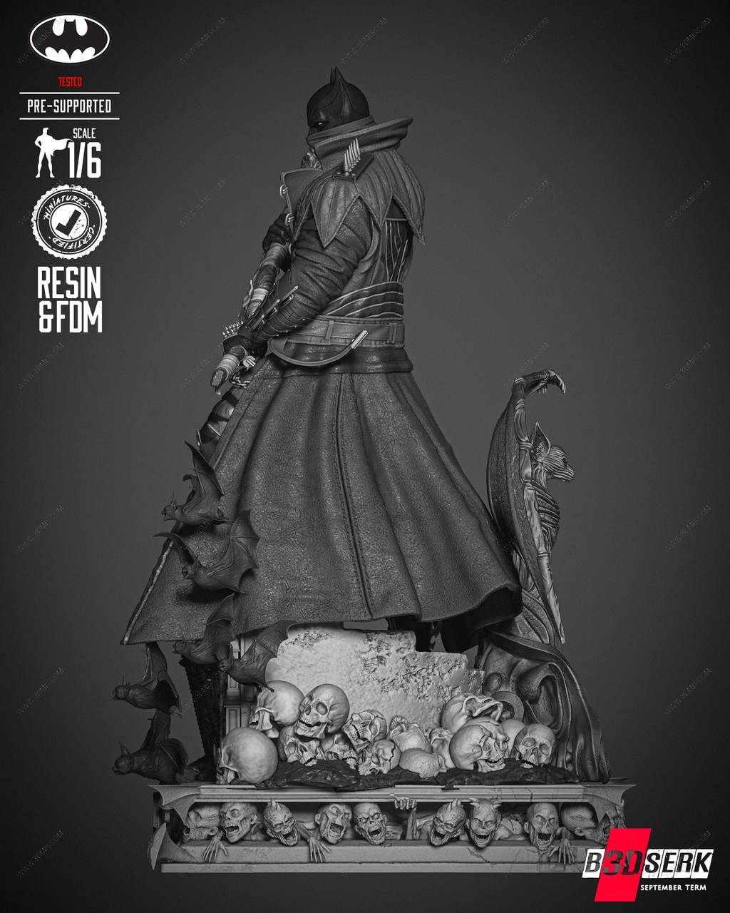 P站图纸印象馆 B3DSERK DC漫画 蝙蝠侠 B3DSERK DC漫画 蝙蝠侠