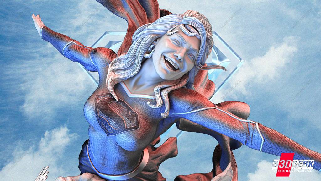 P站图纸印象馆 B3DSERK DC漫画 超级少女和小氪 B3DSERK DC漫画 超级少女和小氪