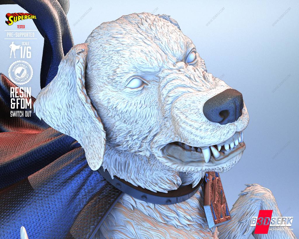 P站图纸印象馆 B3DSERK DC漫画 超级少女和小氪 B3DSERK DC漫画 超级少女和小氪