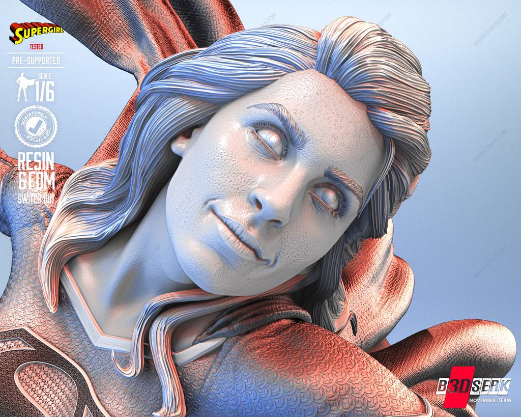 P站图纸印象馆 B3DSERK DC漫画 超级少女和小氪 B3DSERK DC漫画 超级少女和小氪