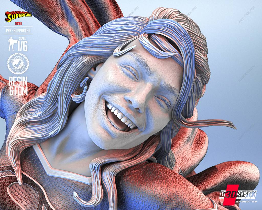 P站图纸印象馆 B3DSERK DC漫画 超级少女和小氪 B3DSERK DC漫画 超级少女和小氪