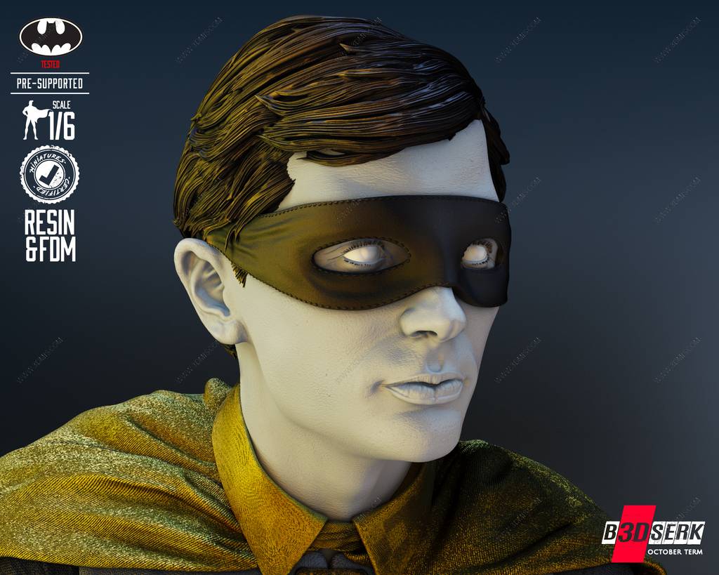 P站图纸印象馆 B3DSERK DC漫画 罗宾 B3DSERK DC漫画 罗宾