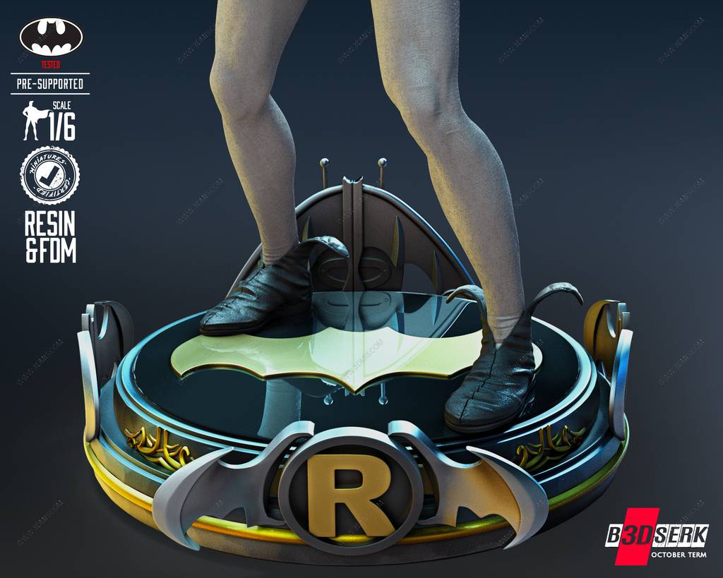 P站图纸印象馆 B3DSERK DC漫画 罗宾 B3DSERK DC漫画 罗宾