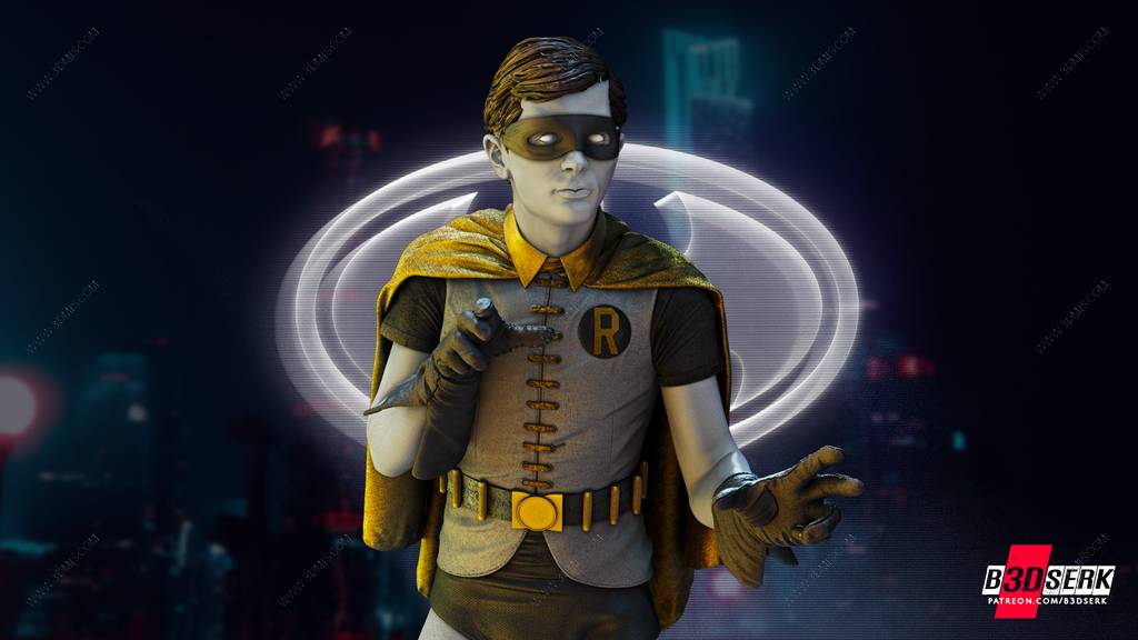 P站图纸印象馆 B3DSERK DC漫画 罗宾 B3DSERK DC漫画 罗宾