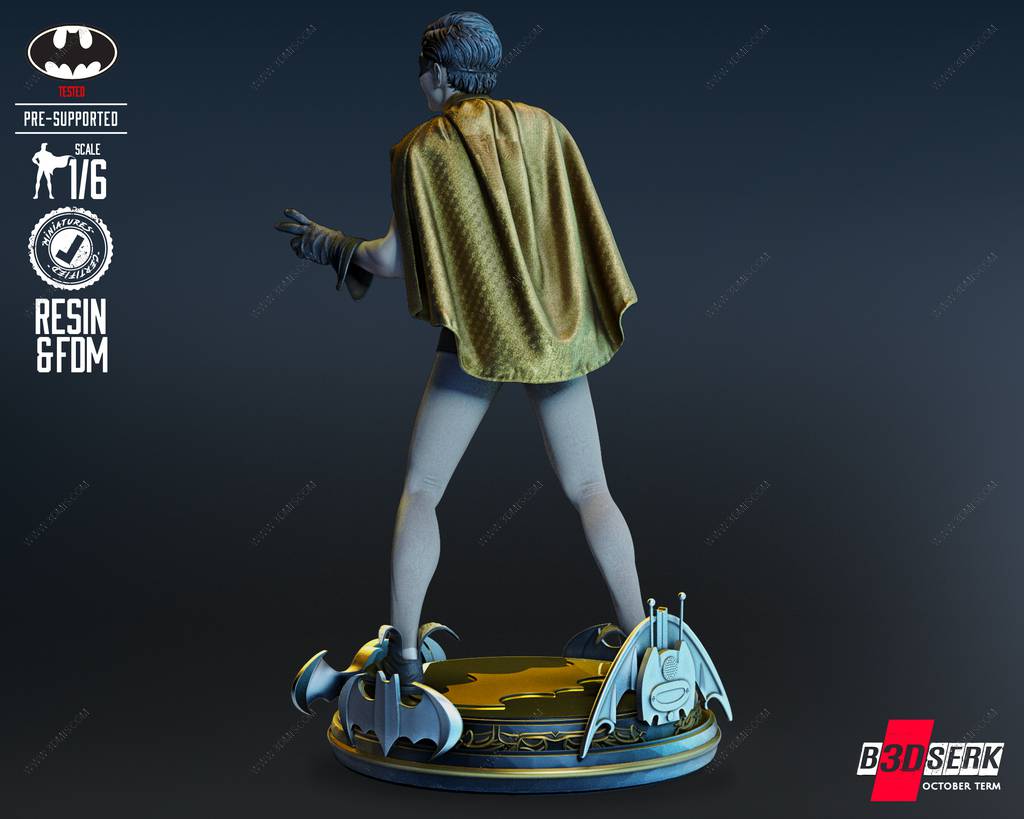 P站图纸印象馆 B3DSERK DC漫画 罗宾 B3DSERK DC漫画 罗宾