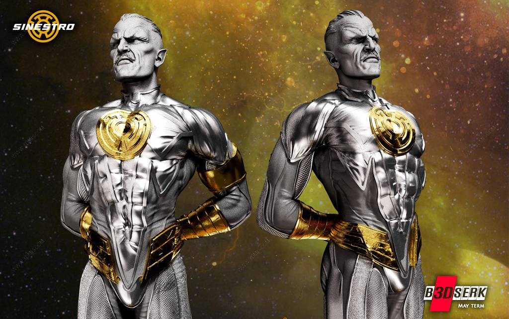 P站图纸印象馆 B3DSERK DC漫画 塞尼斯托 B3DSERK DC漫画 塞尼斯托