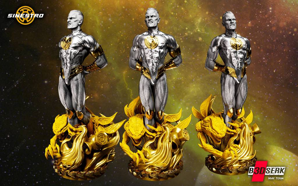 P站图纸印象馆 B3DSERK DC漫画 塞尼斯托 B3DSERK DC漫画 塞尼斯托