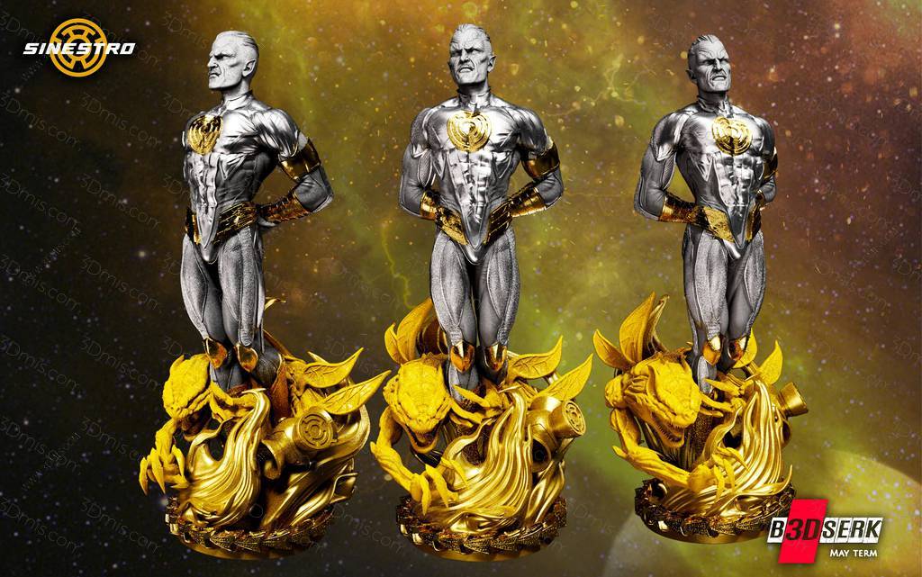 P站图纸印象馆 B3DSERK DC漫画 塞尼斯托 B3DSERK DC漫画 塞尼斯托