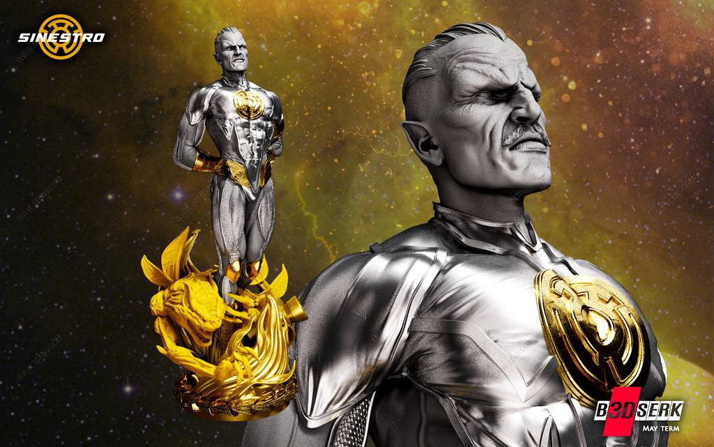 P站图纸印象馆 B3DSERK DC漫画 塞尼斯托 B3DSERK DC漫画 塞尼斯托