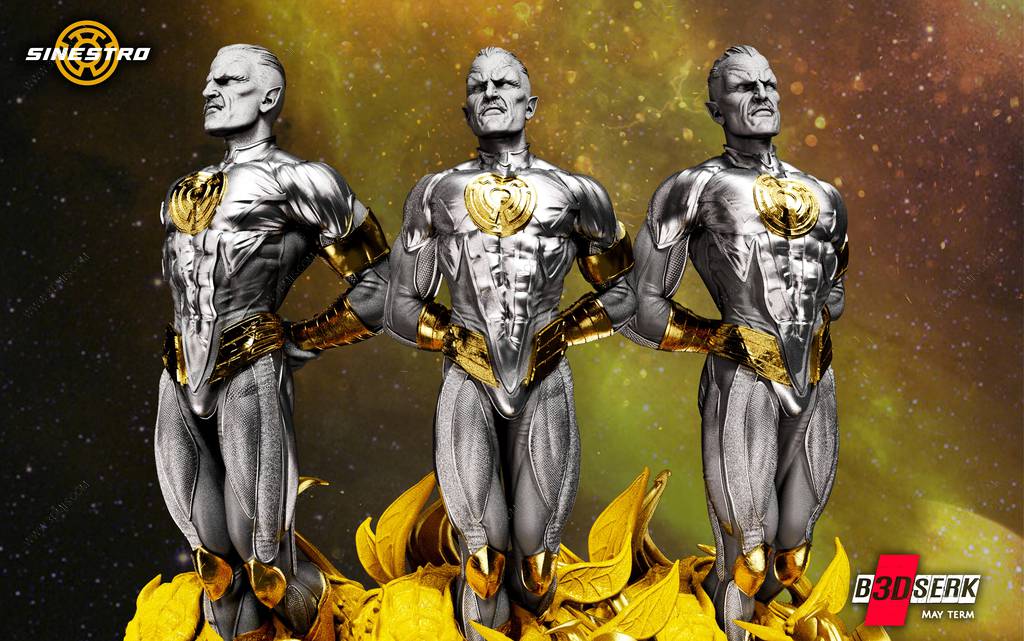 P站图纸印象馆 B3DSERK DC漫画 塞尼斯托 B3DSERK DC漫画 塞尼斯托