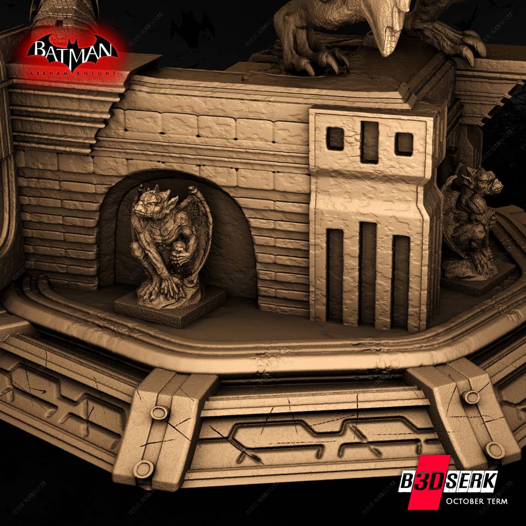 P站图纸印象馆 B3DSERK DC漫画 蝙蝠侠:阿克汉姆疯人院 B3DSERK DC漫画 蝙蝠侠:阿克汉姆疯人院