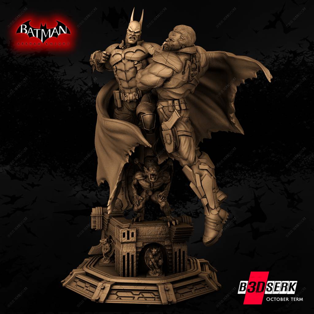 P站图纸印象馆 B3DSERK DC漫画 蝙蝠侠:阿克汉姆疯人院 B3DSERK DC漫画 蝙蝠侠:阿克汉姆疯人院