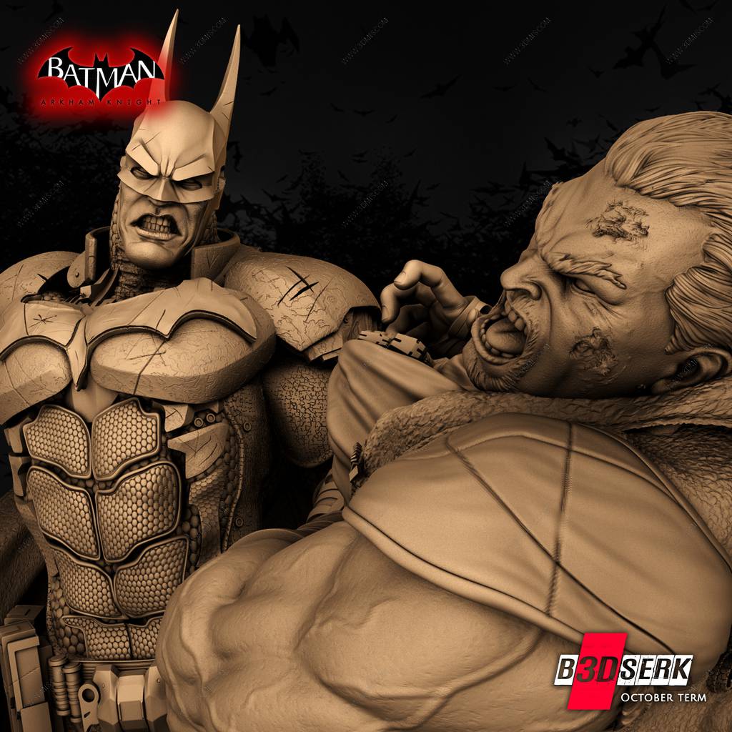 P站图纸印象馆 B3DSERK DC漫画 蝙蝠侠:阿克汉姆疯人院 B3DSERK DC漫画 蝙蝠侠:阿克汉姆疯人院