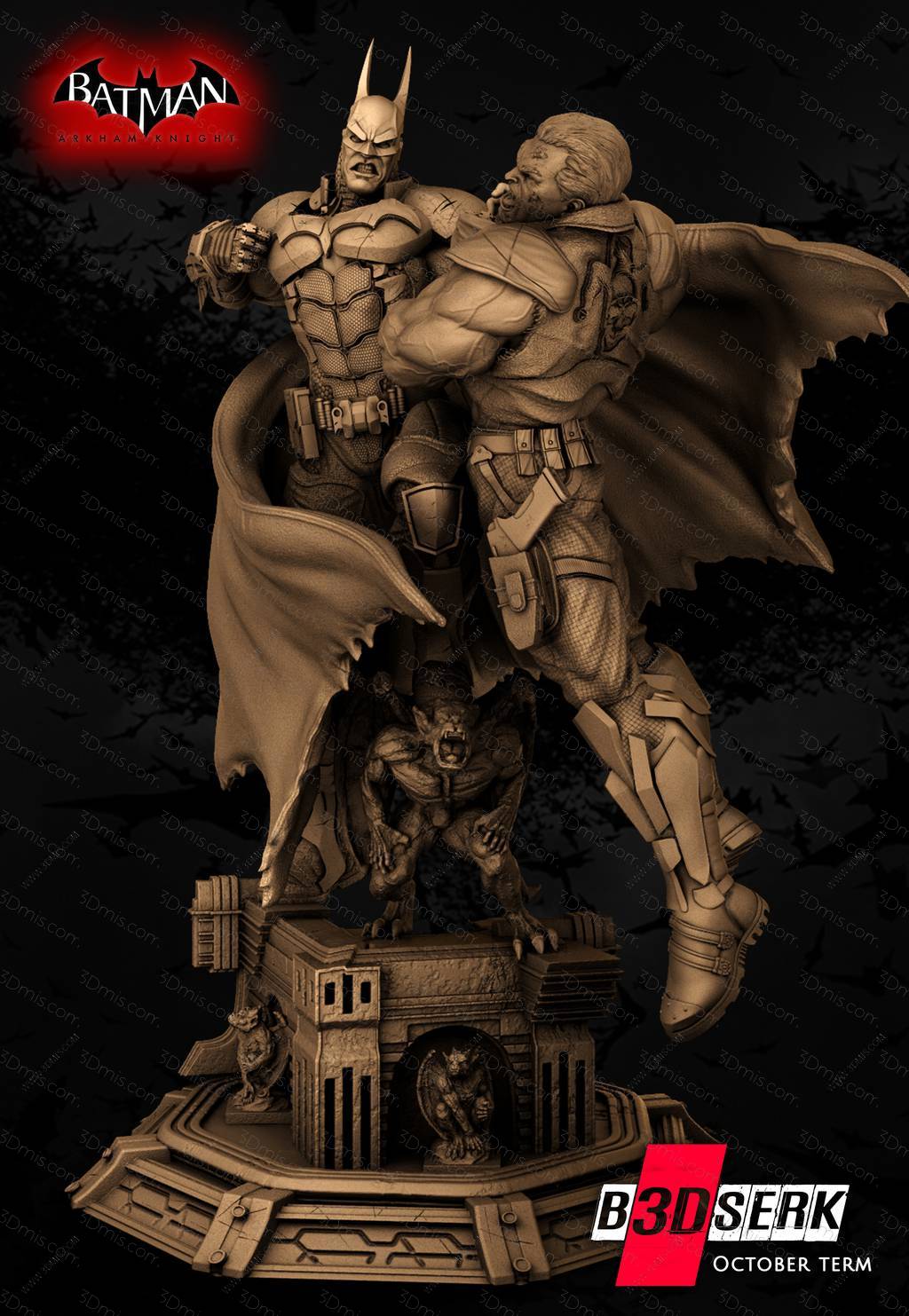 P站图纸印象馆 B3DSERK DC漫画 蝙蝠侠:阿克汉姆疯人院 B3DSERK DC漫画 蝙蝠侠:阿克汉姆疯人院