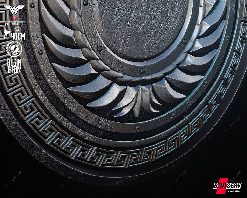 P站图纸印象馆 B3DSERK DC漫画 神奇少女的盾牌 B3DSERK DC漫画 神奇少女的盾牌