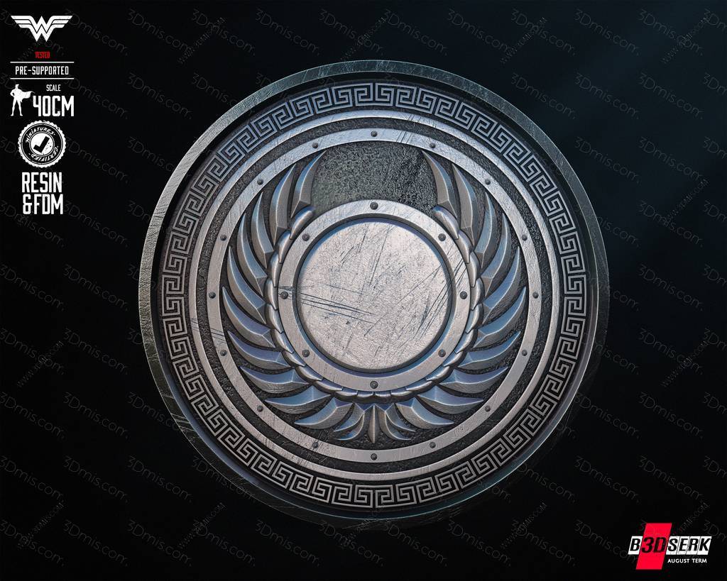 P站图纸印象馆 B3DSERK DC漫画 神奇少女的盾牌 B3DSERK DC漫画 神奇少女的盾牌