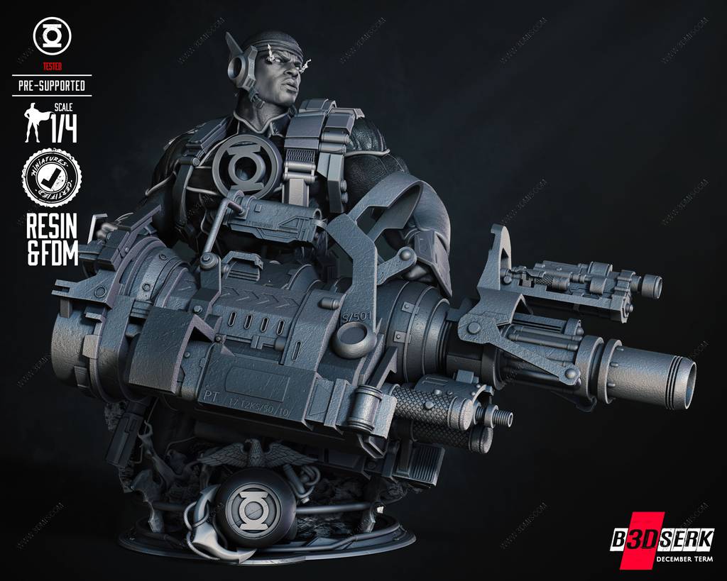 P站图纸印象馆 B3DSERK DC漫画 绿灯侠 B3DSERK DC漫画 绿灯侠