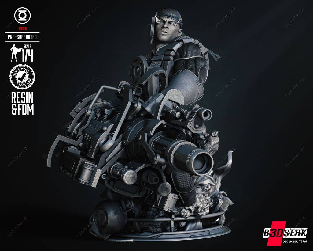 P站图纸印象馆 B3DSERK DC漫画 绿灯侠 B3DSERK DC漫画 绿灯侠