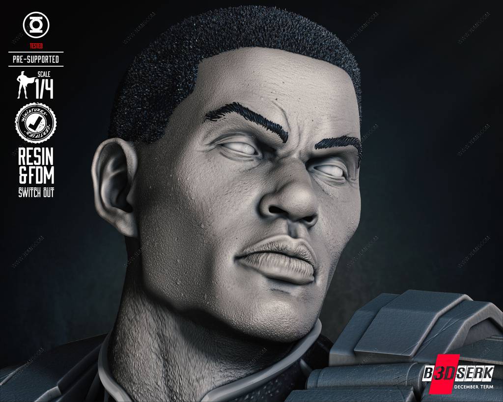 P站图纸印象馆 B3DSERK DC漫画 绿灯侠 B3DSERK DC漫画 绿灯侠