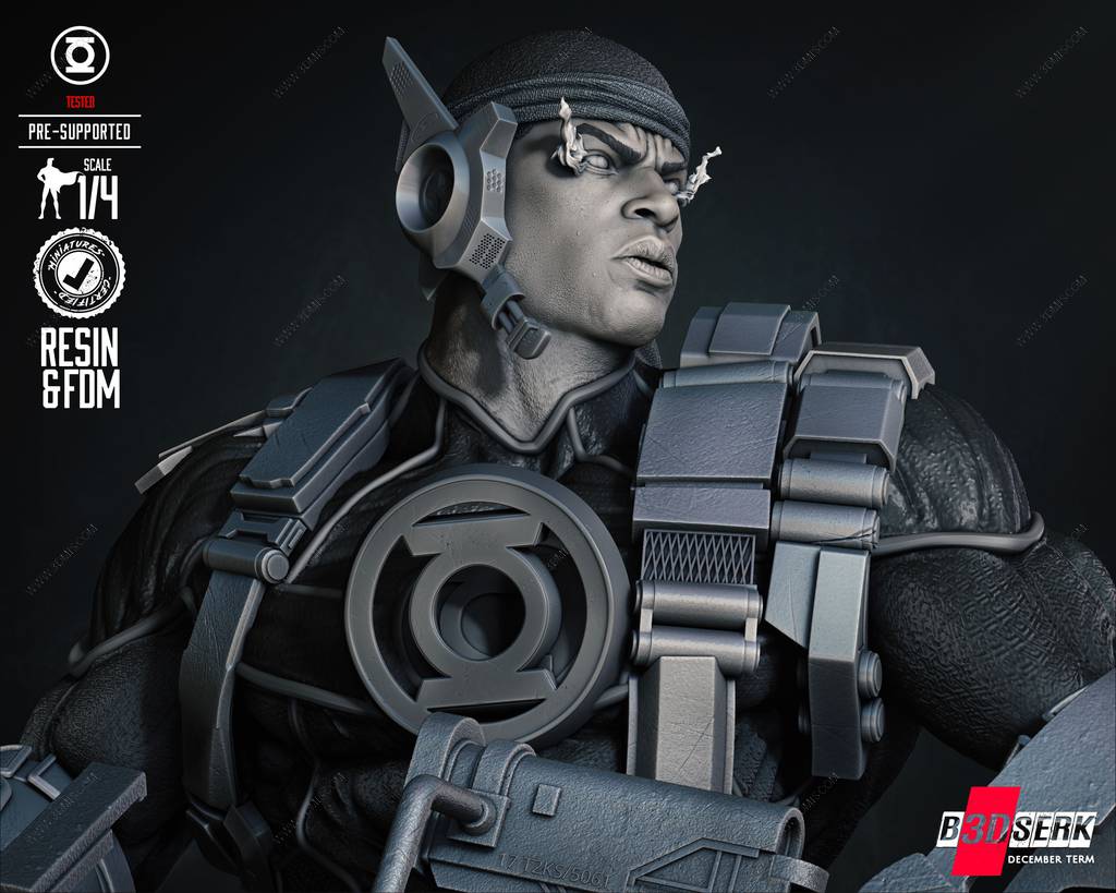 P站图纸印象馆 B3DSERK DC漫画 绿灯侠 B3DSERK DC漫画 绿灯侠