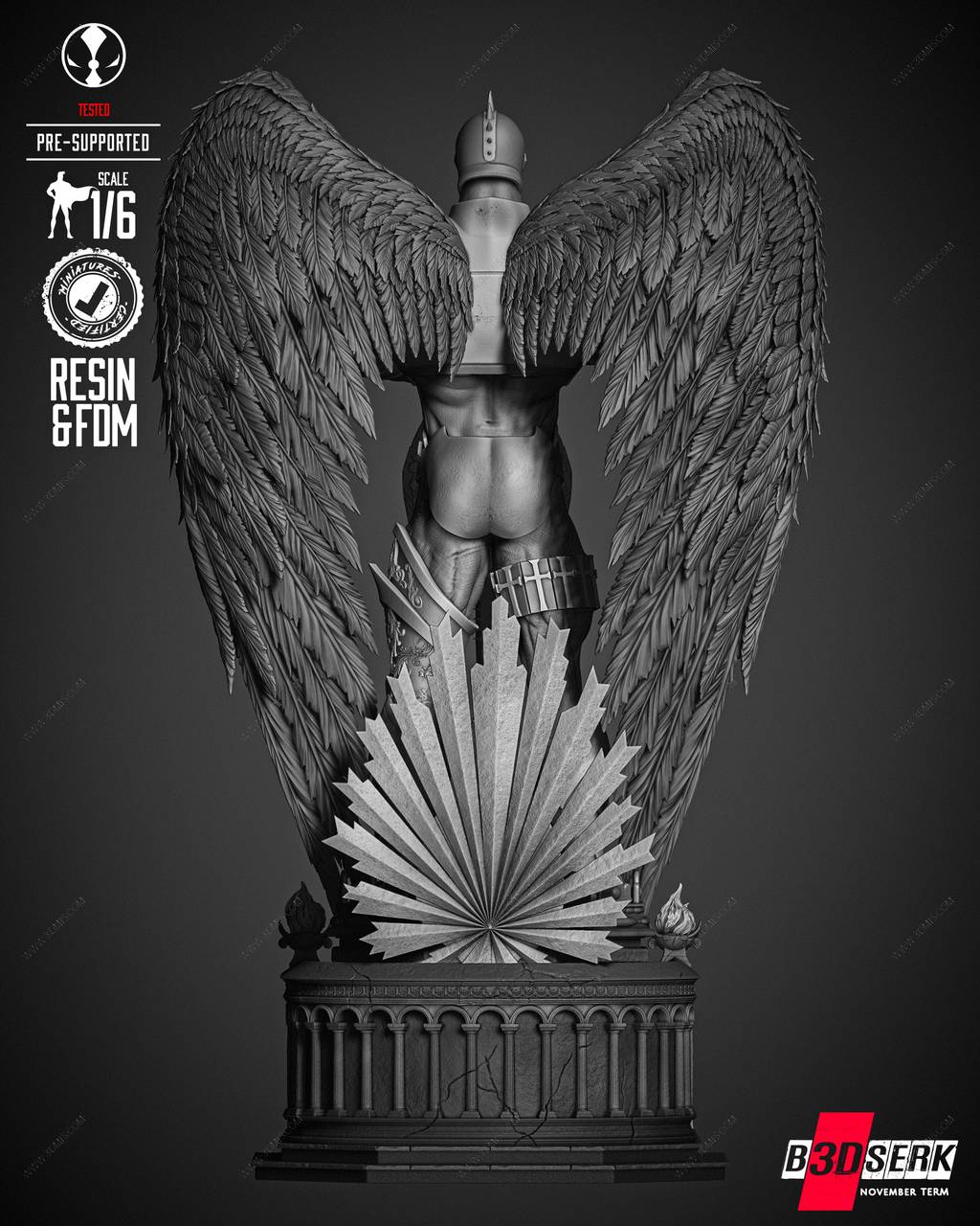 P站图纸印象馆 B3DSERK DC漫画 红色死神 B3DSERK DC漫画 红色死神