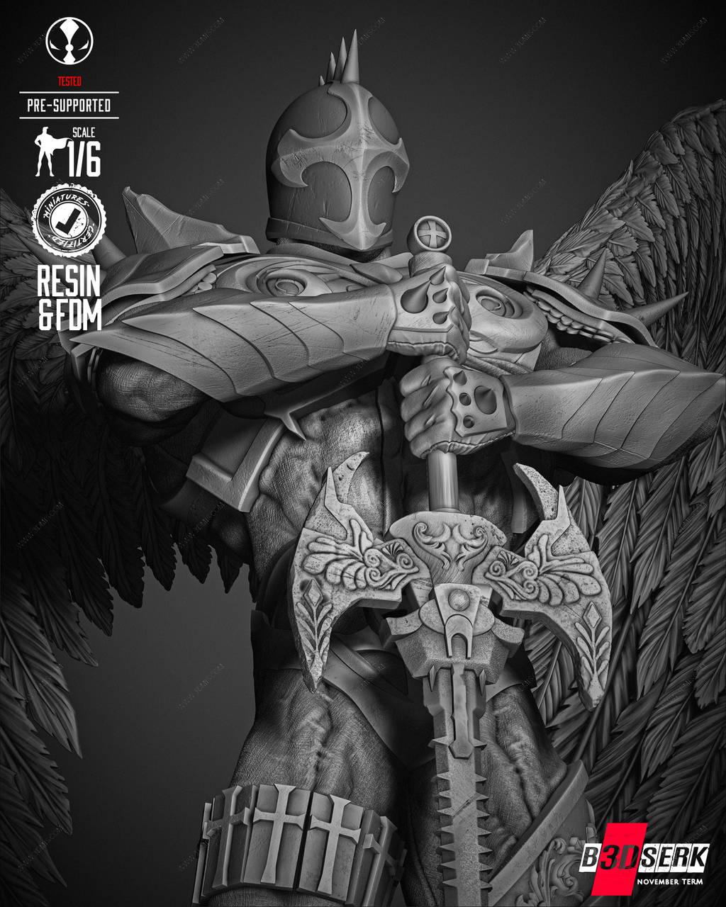 P站图纸印象馆 B3DSERK DC漫画 红色死神 B3DSERK DC漫画 红色死神