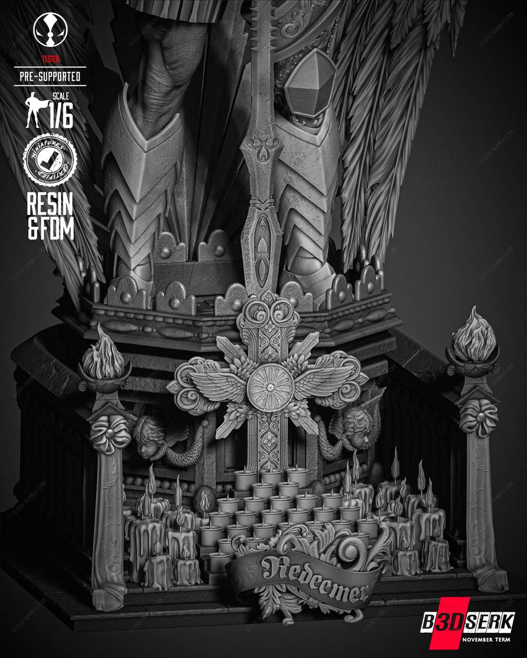 P站图纸印象馆 B3DSERK DC漫画 红色死神 B3DSERK DC漫画 红色死神