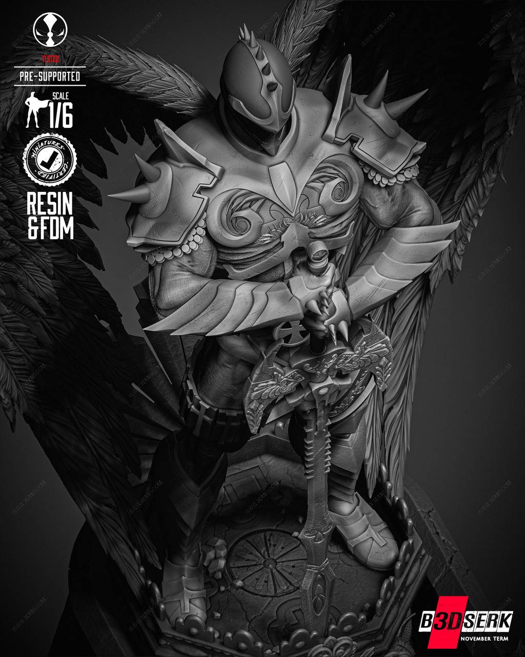 P站图纸印象馆 B3DSERK DC漫画 红色死神 B3DSERK DC漫画 红色死神