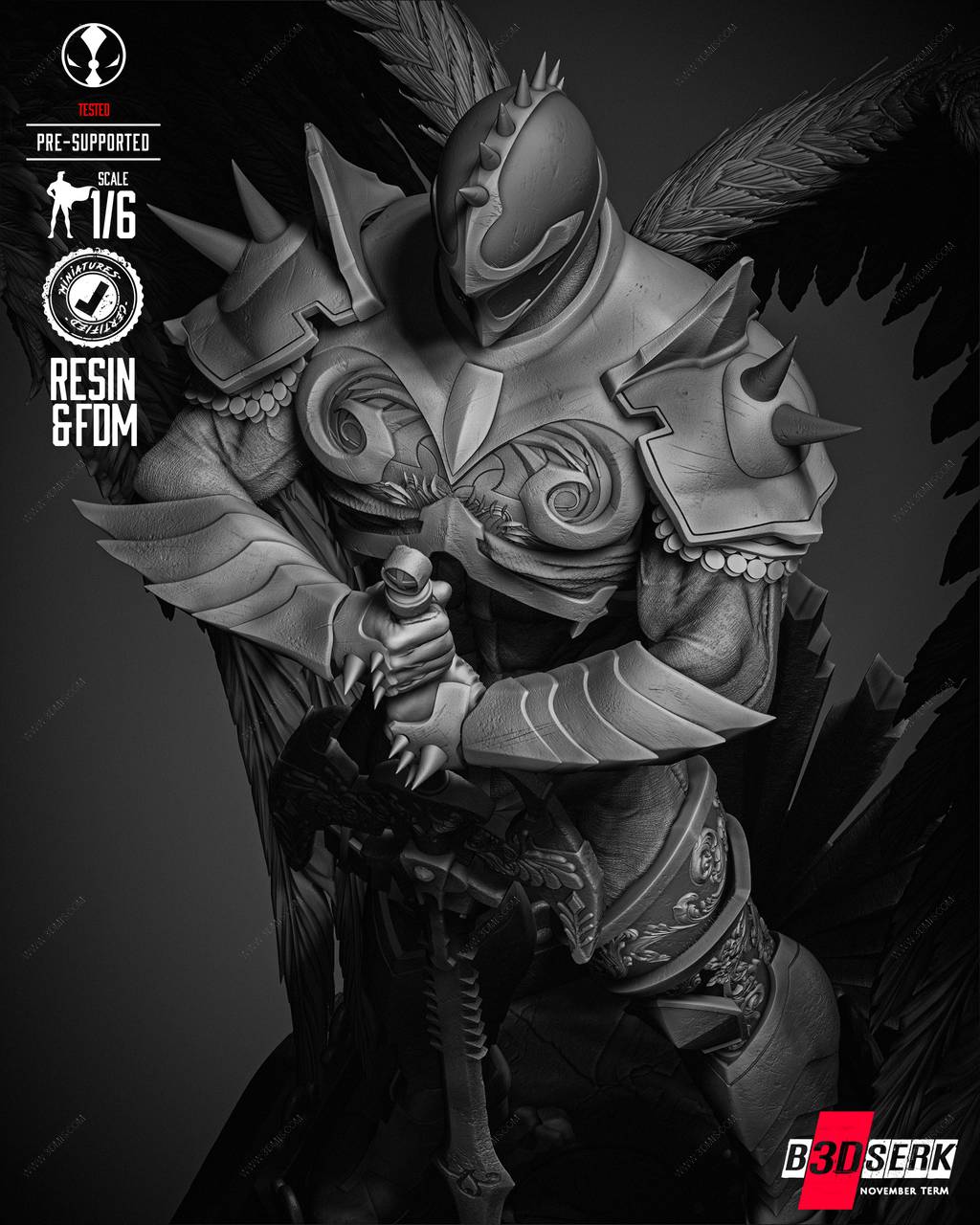 P站图纸印象馆 B3DSERK DC漫画 红色死神 B3DSERK DC漫画 红色死神