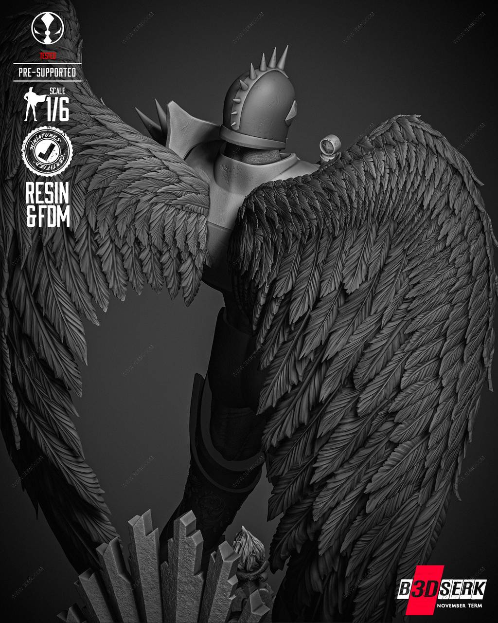 P站图纸印象馆 B3DSERK DC漫画 红色死神 B3DSERK DC漫画 红色死神