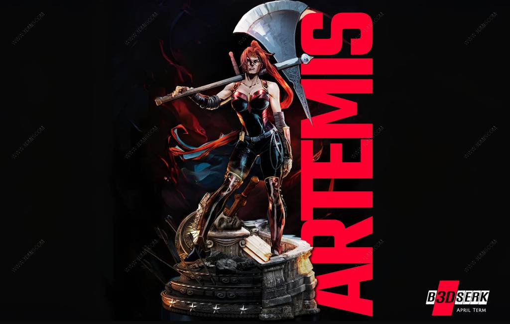 P站图纸印象馆 B3DSERK DC漫画 阿尔忒弥斯 B3DSERK DC漫画 阿尔忒弥斯