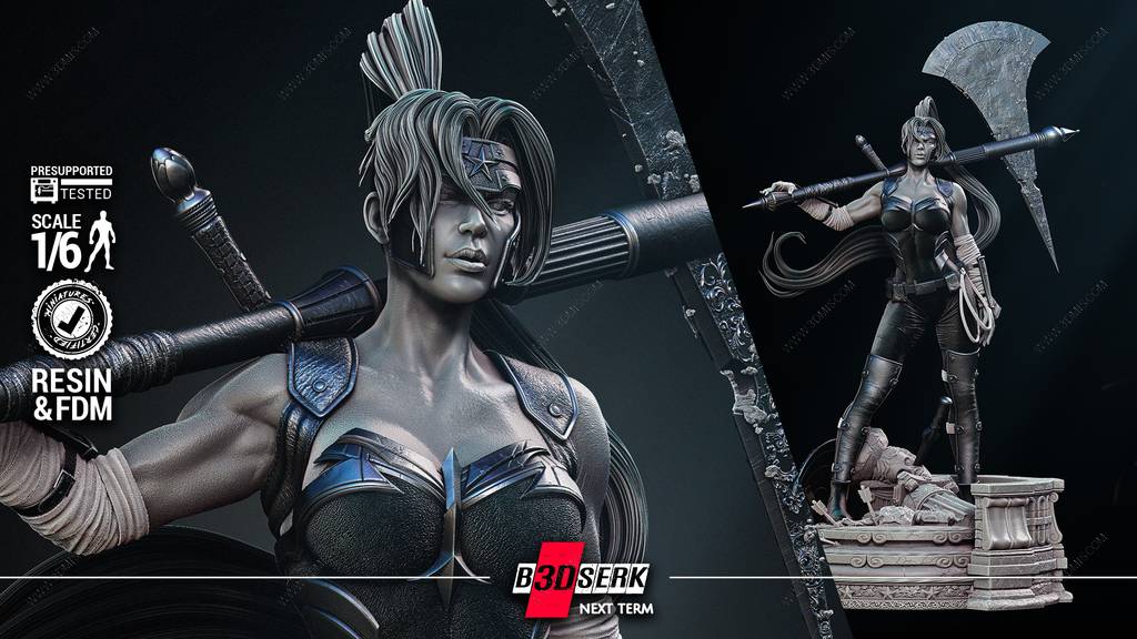 P站图纸印象馆 B3DSERK DC漫画 阿尔忒弥斯 B3DSERK DC漫画 阿尔忒弥斯