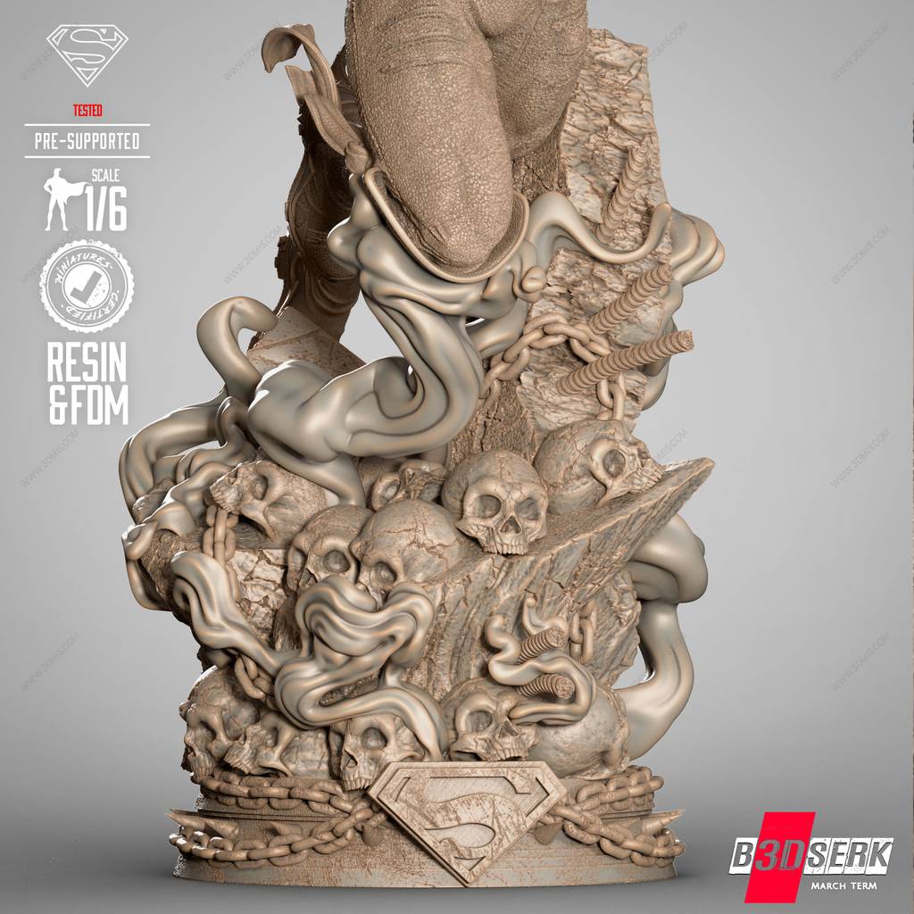 P站图纸印象馆 B3DSERK DC漫画 超人 B3DSERK DC漫画 超人